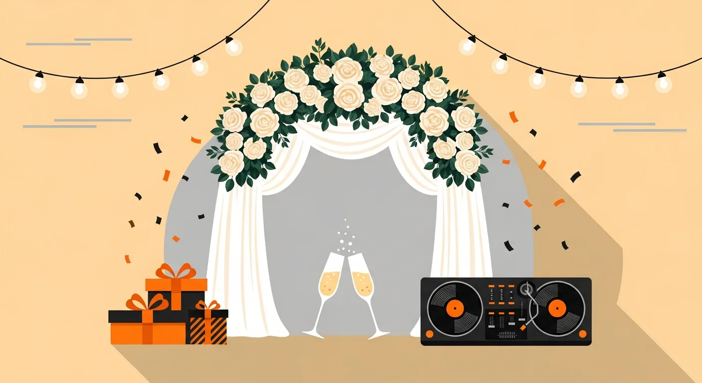 Noleggio per eventi: matrimoni, feste e cerimonie